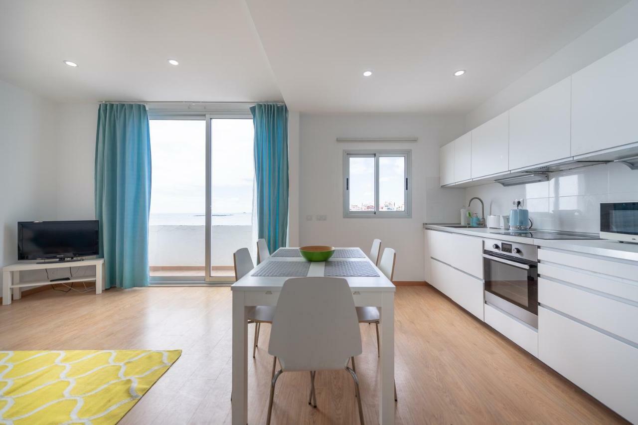Vista Playa Y Mar - Sea View, Wifi And Ac Apartment Меленара Екстериор снимка